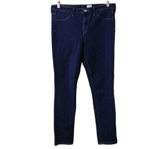 H&M &Denim Dark Wash Skinny Regular Waist Ankle Jean's 31